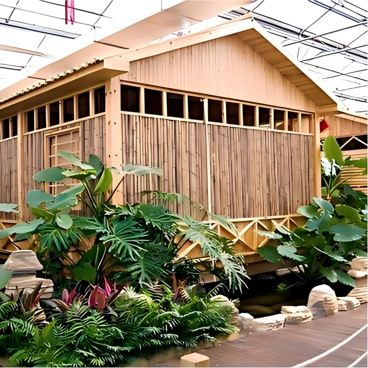 Conservatory Greenhouse with Botanical Collection